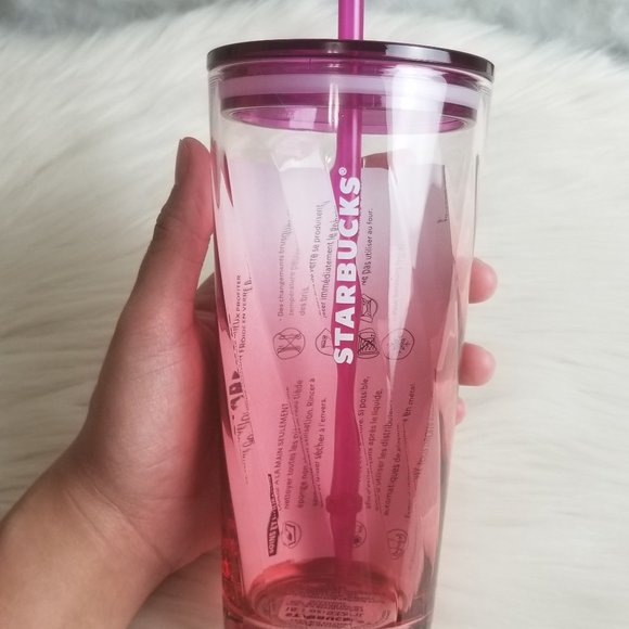 Starbucks Spring 2021 Pink Glass Tumbler - Picture 3 of 3